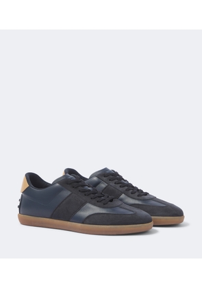 Tod's Tabs leather and suede sneakers