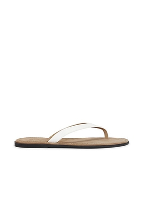 The Row Beach Flip Flop in Optic White - White. Size 39.5 (also in 37, 37.5, 38, 38.5, 39, 40, 40.5, 41).