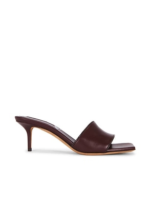 Emme Parsons Stasera Sandal in Bordeaux Kidskin - Burgundy. Size 35 (also in 36, 37, 38, 39, 40, 41).