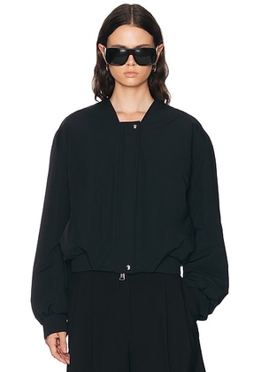 KHAITE Cordan Jacket in Black - Black. Size L (also in XS, S).