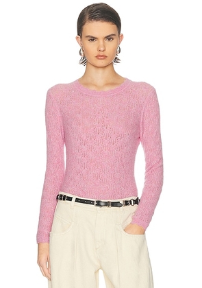 Isabel Marant Etoile Obeline Sweater in Light Pink - Pink. Size 36 (also in 38, 34, 40, 42).