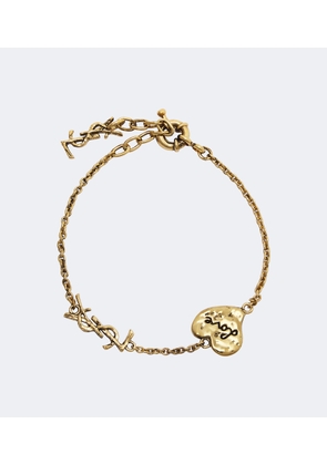 Saint Laurent Cassandre chain bracelet
