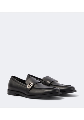 Gucci Double G leather loafers