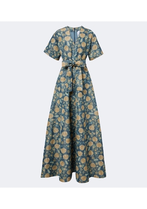 Markarian Margaretta belted floral gown