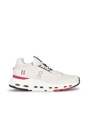 On Cloudnova 2 Sneaker in Oyster & Ivory - Ivory. Size 6.5 (also in 5, 5.5, 6, 7, 7.5, 8, 8.5, 9, 9.5, 10).