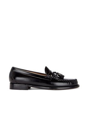 G.H.BASS Lennox Tassel Weejun in Black - Black. Size 11 (also in 13).