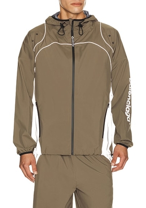 Balenciaga Athletic Zip-up Out in Grey - Grey. Size M (also in L, XL/1X).
