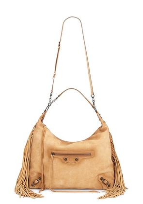 Balenciaga Le City Medium Hobo Bag in Camel - Brown. Size all.