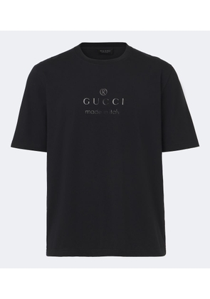 Gucci Printed cotton-blend jersey T-shirt