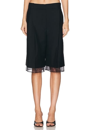 Rohe Organza Lined Short in Black - Black. Size 40 (also in ).