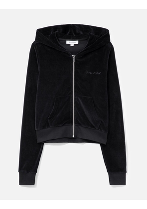 Signature Logo Krystal Zip Hoodie