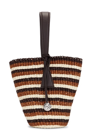 Liffner Single Handle Basket Bag in Multi - Brown. Size all.