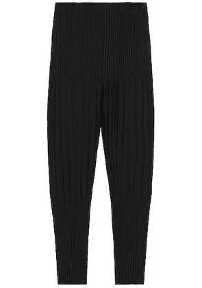Homme Plisse Issey Miyake Basic Pant in Black - Black. Size 2 (also in 1, 3).
