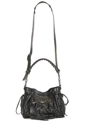 Balenciaga Le City Small Bucket Bag in Black - Black. Size all.