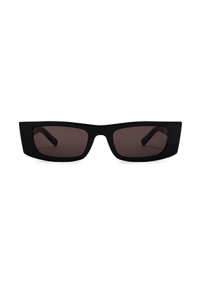 Saint Laurent SL 553 Sunglasses in Black - Black. Size all.