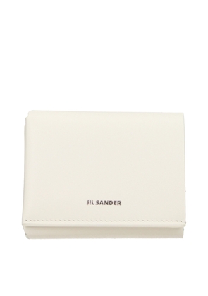 Jil Sander Beige Leather Wallet