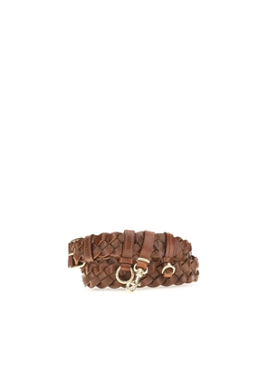 Miu Miu Brown Calf Leather Bos Taurus Regular Belt - 75 cm / 30 Inches