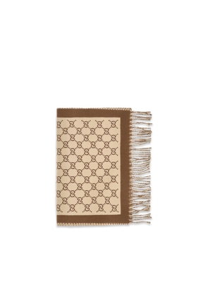 Gucci Beige Wool Oves Aries Scarf