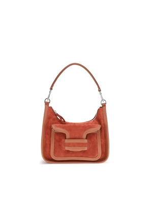 Pierre Hardy Brown Calf Leather Bos Taurus Shoulder Bag