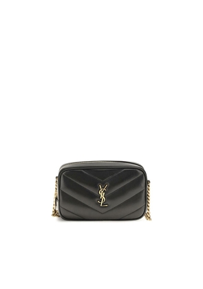 Saint Laurent Black Lamb Ovis Aries Aries Shoulder Bag