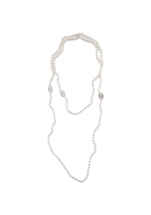 Izabel Display Mega Pearl cubic-zirconia necklace - White