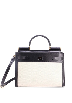 Dolce & Gabbana Pre-Owned Sicily 62 Bag Leather Medium satchel - Black