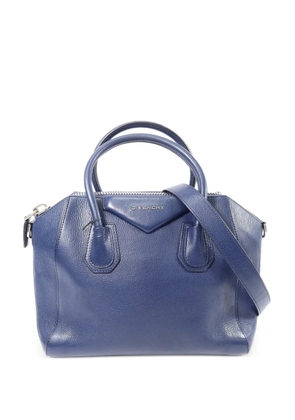 Givenchy Pre-Owned small Antigona leather tote bag - Blue