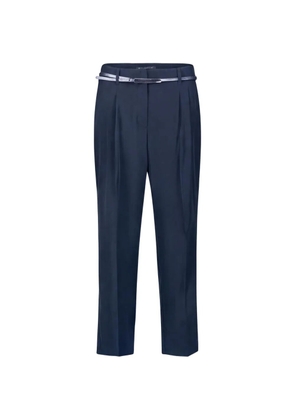 Betty Barclay belted pleated trousers - Blue