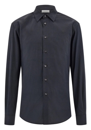 Ferragamo micro-patterned shirt - Black