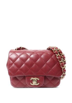 CHANEL Pre-Owned 17 Mini Classic shoulder bag - Red
