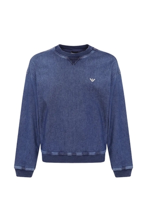 Emporio Armani denim sweatshirt - Blue