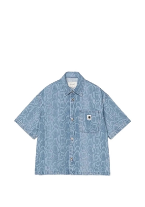 Carhartt WIP Snake Lovilia denim shirt - Blue