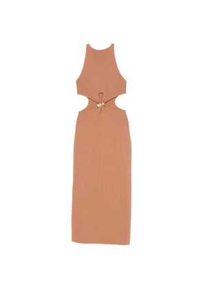 Cult Gaia Cypress cut-out midi dress - Brown