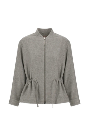 Herno Resort drawstring-waist parka coat - Grey