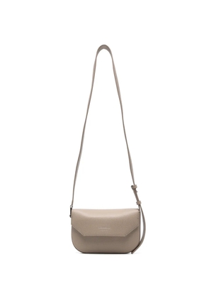 Emporio Armani mini grainy-leather cross body bag - Grey