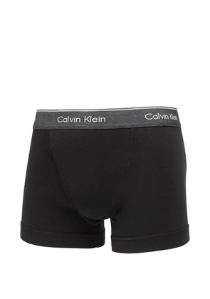 Calvin Klein logo-waistband trunks (3-pack) - Black