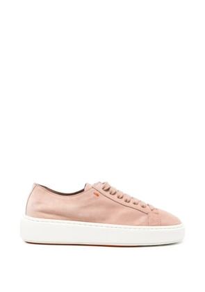 Santoni Clean Icon Toy suede sneakers - Pink