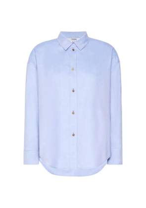 'S Max Mara washed oxford shirt - Blue