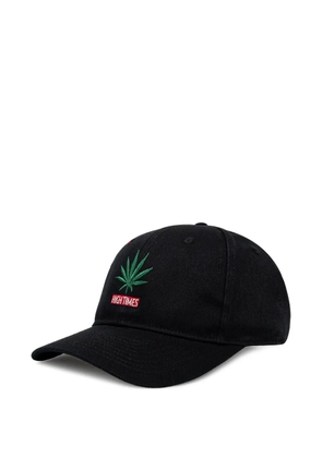 WACKO MARIA High Times embroidered baseball cap - Black