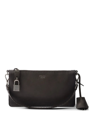 Prada antiqued leather pouch - Grey