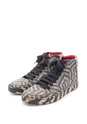 Gucci Pre-Owned 2010s GG Kaleido high-top sneakers - Black