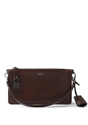 Prada leather pouch - Brown