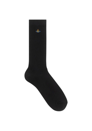 Vivienne Westwood ribbed-knit socks - Black