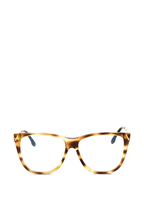 Victoria Beckham tortoiseshell-effect square-frame glasses - Brown