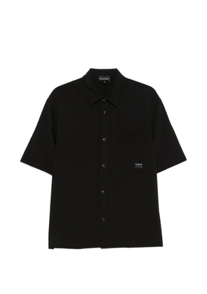 Emporio Armani short-sleeve shirt - Black
