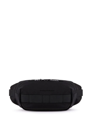 PIQUADRO logo-plaque belt bag - Black