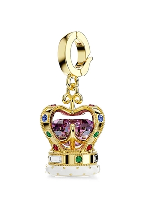 Swarovski x Minions Crown charm crystal-embellished charm - Gold