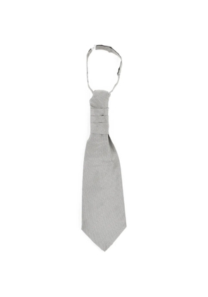 Corneliani textured silk pointed-tip tie - Grey