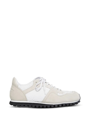Comme Des Garçons x Spalwart sequin-embellished suede sneakers - Neutrals