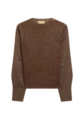 MOMONÌ Loa ribbed sweater - Brown